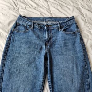 Old Navy Straight Leg Mid Rise Jeans (short/curvy)